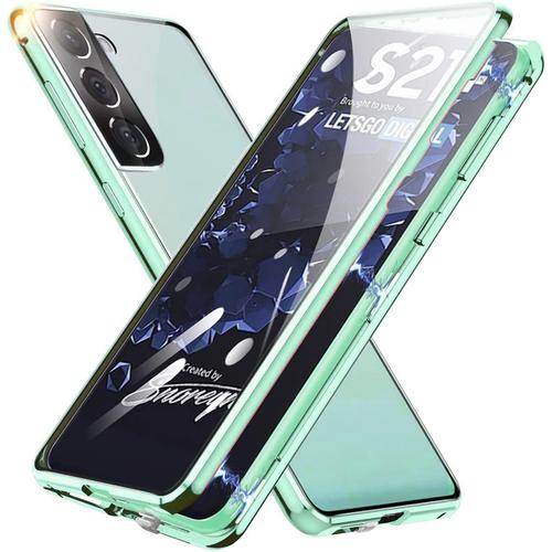MSS Coque avant + arrière en verre trempé Samsung Galaxy S21 Ultra