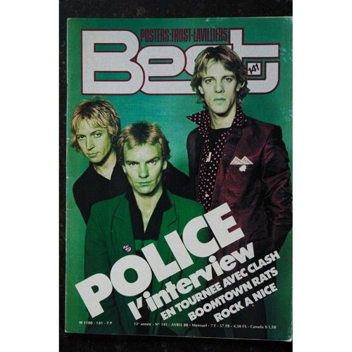 Best 141 Avril 1980 Police - Clash - Human League - John Foxx - Trust - Lavilliers - Boomtown Rats