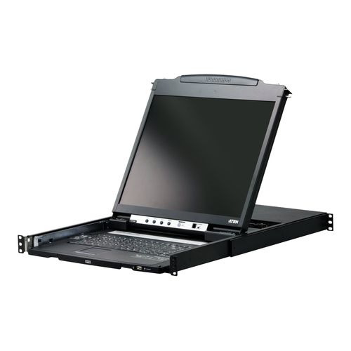 ATEN Slideaway CL5800N - Console KVM - PS/2, USB - 19" - rack-montable - 1280 x 1024 @ 75 Hz - VGA - 1U