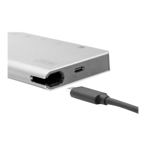 DIGITUS DA-70866 - Station d'accueil - USB-C - VGA - 1GbE