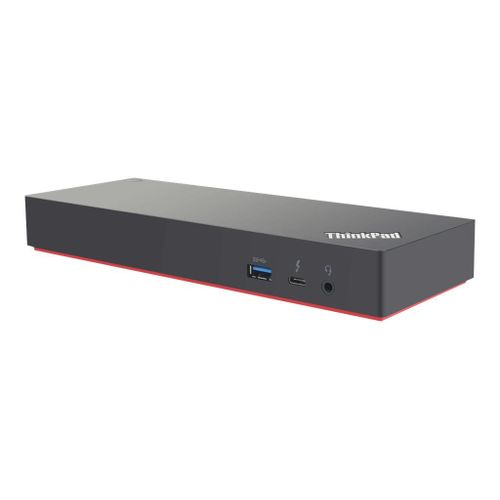 Lenovo ThinkPad Thunderbolt 3 Workstation Dock Gen 2 - Réplicateur de port - Thunderbolt 3 - 2 x DP, 2 x HDMI, Thunderbolt - 1GbE - 230 Watt - Europe