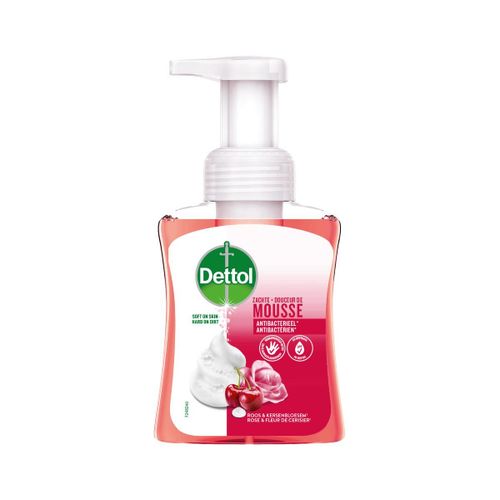 Dettol Flacon Pompe De 250 Ml Douceur De Mousse ¿ Rose & Fleur De Cerisier 