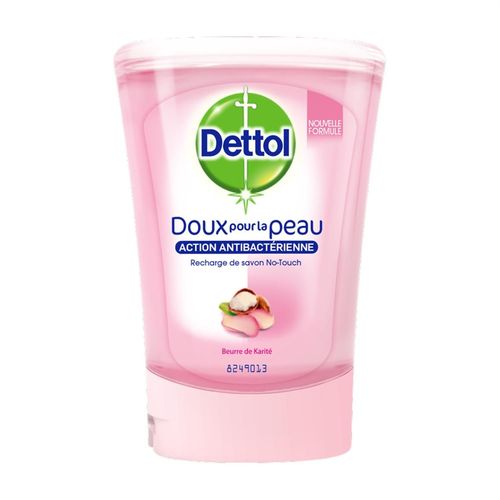 Dettol Lot De 6 Nos Touch Recharge Beurre De Karité Flacon De 250 Ml 