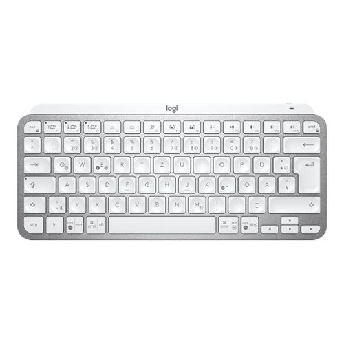 Logitech MX Keys Mini - Clavier rétroéclairé Bluetooth AZERTY Français - gris pâle