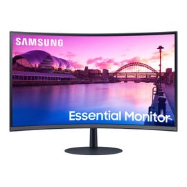 Samsung S27C390EAU - S39C Series - écran LED - incurvé - 27" - 1920 x 1080 Full HD (1080p) @ 75 Hz - VA - 250 cd/m² - 3000:1 - 4 ms - 2xHDMI, DisplayPort - haut-parleurs - noir, bleu foncé/gris