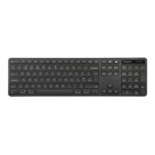 Targus EcoSmart - Clavier - full size - antimicrobienne - USB - QWERTY - R.-U. - noir