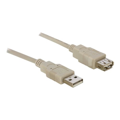 Delock - Rallonge de câble USB - USB (M) pour USB (F) - 3 m - pour P/N: 61477, 61478, 61693, 61746, 61772, 88537