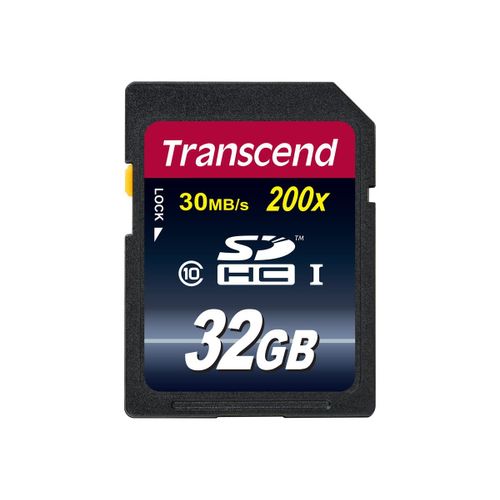 Transcend - Carte mémoire flash - 32 Go - Class 10 - SDHC