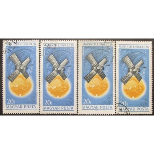 Hongrie Poste Aérienne N°272 X 4 Oblitéré