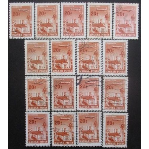 Hongrie Poste Aérienne N°279 X 17 Oblitéré