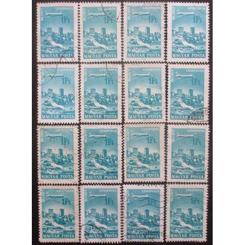 Hongrie Poste Aérienne N°282 X 12 Oblitéré