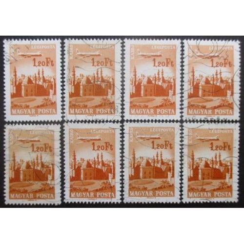 Hongrie Poste Aérienne N°283 X 8 Oblitéré
