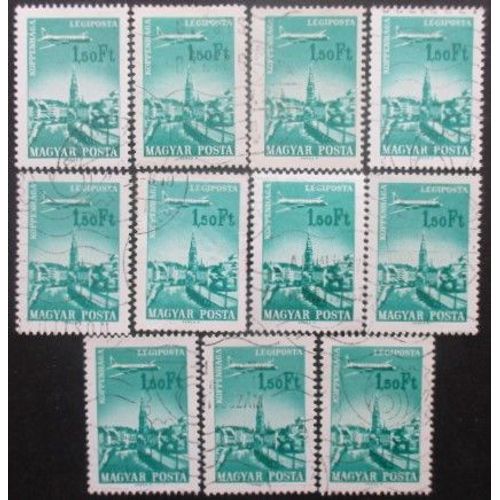 Hongrie Poste Aérienne N°284 X 11 Oblitéré