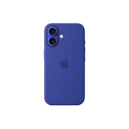 Apple - Coque De Protection Pour Téléphone Portable - Compatibilité Avec Magsafe - Silicone - Bleu D'outremer - Pour Iphone 16