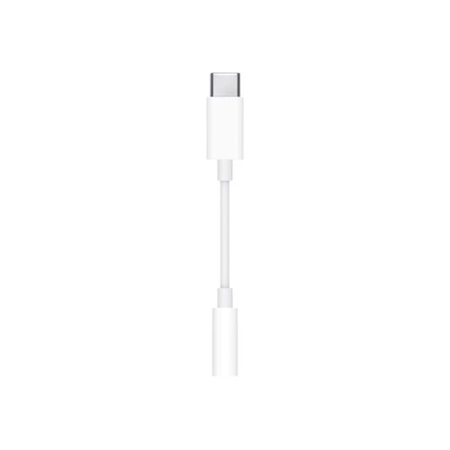Apple USB-C to 3.5 mm Headphone Jack Adapter - USB-C vers adaptateur de prise casque - 24 pin USB-C mâle pour mini-phone stereo 3.5 mm femelle