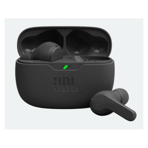 JBL Wave Beam - Écouteurs sans fil avec micro - embout auriculaire - Bluetooth - noir