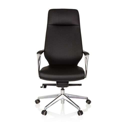 Fauteuil De Direction / Chaise Bureau Velvet Simili Cuir Noir Hjh Office