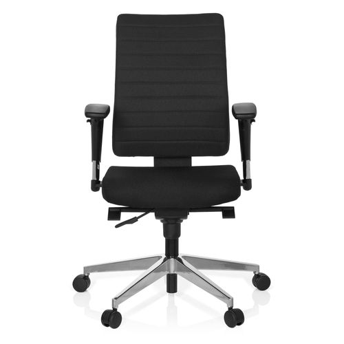 Chaise De Bureau / Siège Tournant Pro-Tec 350 Tissu Noir Hjh Office