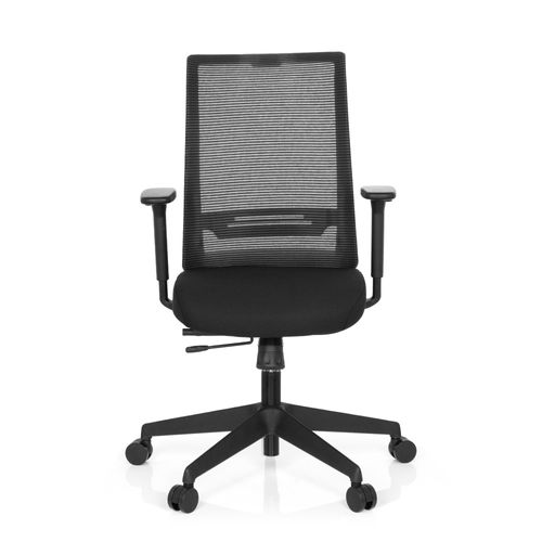 Chaise De Bureau / Chaise Bureau Coniston Tissu Noir Hjh Office