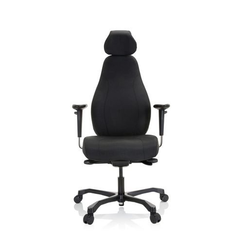 Siège De Direction Resistio Xxl Tissu Noir Hjh Office