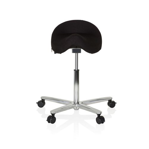 Siège De Travail / Tabouret De Travail Move-Tec 3d Selle Noir Hjh Office