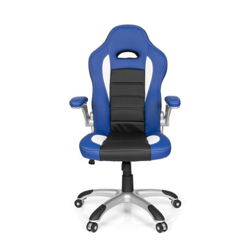 Chaise Gaming / Chaise De Bureau Game Sport Bleu / Noir Hjh Office
