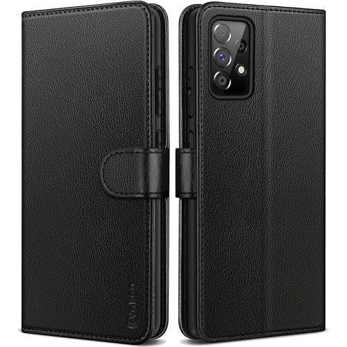 Coque Samsung A52 5g Pour Samsung Galaxy A52 5g Fermeture Rfid Noir