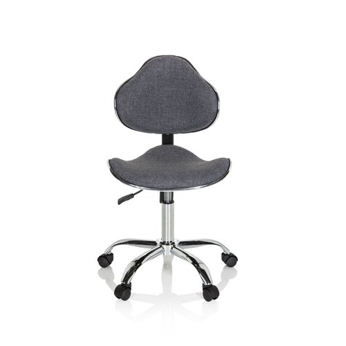 Chaise Pour Enfant / Chaise De Bureau Pour Enfant Kiddy Gti-3 Tissu Gris Hjh Office