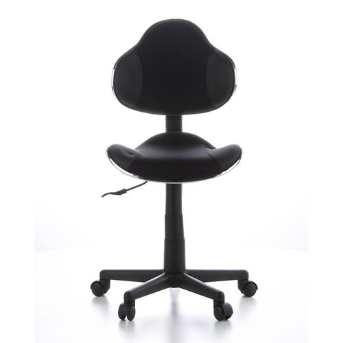 Siège De Bureau Enfant / Siège Pivotant Kiddy Gti-2, Tissu Noir / Gris Hjh Office