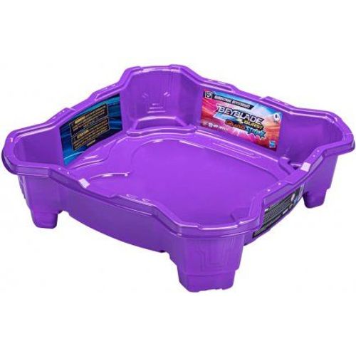 Coffret Arene De Combat Beyblade : Beystadium Pour Toupie Burst Quadstrike - Stadium - Set Accessoire + 1 Carte Tigre