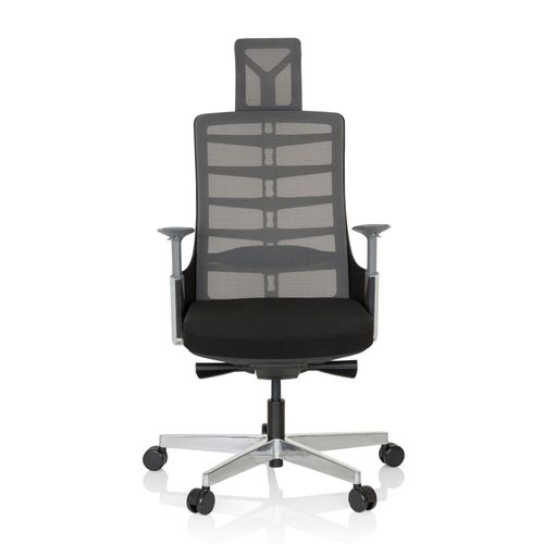 Chaise De Bureau / Fauteuil Bureau Skarif Tissu Maille / Tissu Noir Hjh Office