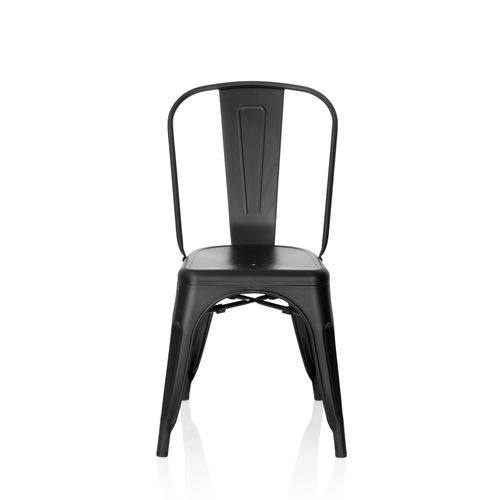 Chaise Vantaggio Brush Noir Mat Hjh Office