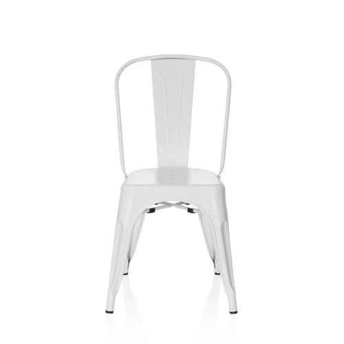 Chaise Vantaggio Brush Blanc Mat Hjh Office