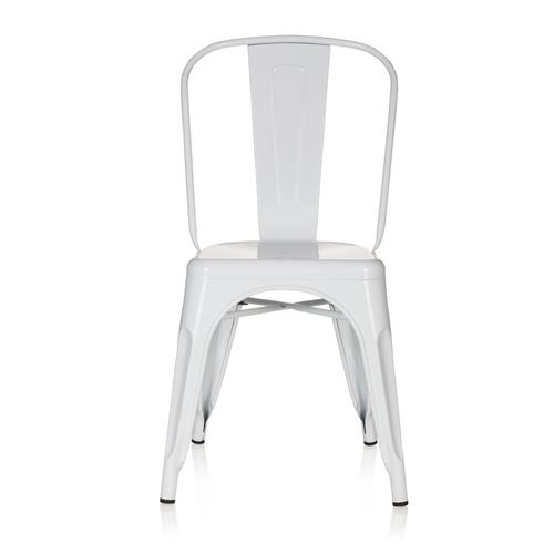 Chaise Vantaggio Comfort Métallique Blanc Hjh Office