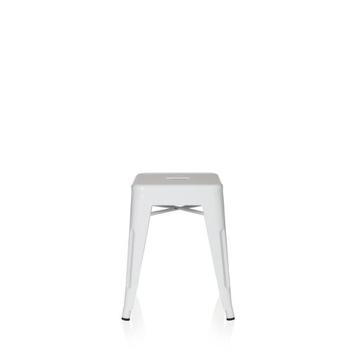 Tabouret Vantaggio Métallique Blanc Hjh Office
