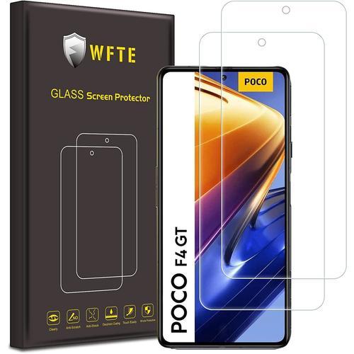 2 Pack Protecteur D'écran Pour Xiaomi Poco F3 Gt Poco F4 Gt 5g, Dureté 9h, Sans Empreintes Digitales, Sans Bulles, Protection D'écran En Verre Trempé Xiaomi Poco F3 Gt Poco F4 Gt 5g