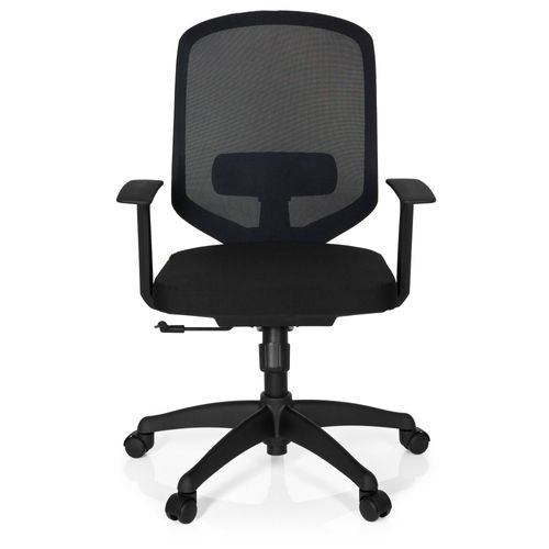 Chaise De Bureau Delight Tissu Maille Noir Hjh Office