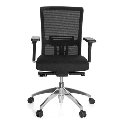 Siège Bureau / Siège De Direction Astra Base, Tissu Maille Noir/Noir Hjh Office