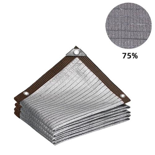 Filet D'ombrage Solaire En Aluminium,75% 99% Nuits Uv,Moulage Extérieur,Abri Solaire Pour Maison,Gazébo,Contre Le Refroidissement,S64.Net - Type 75 Percent-2x12meter