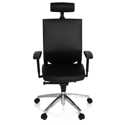 Siège Bureau / Siège De Direction Porto Max High, Assise Tissu/Dossier Tissu Maille Noir Hjh Office