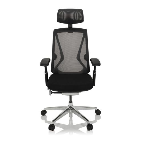Siège De Bureau / Siège Pivotant Inspero Tissu Maille / Tissu Noir Hjh Office