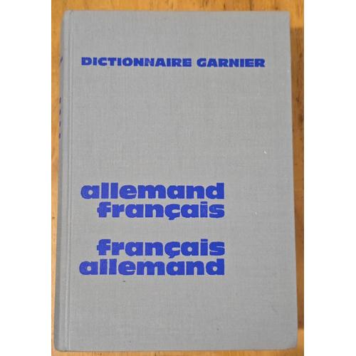 Dictionnaires Garnier Allemand Français