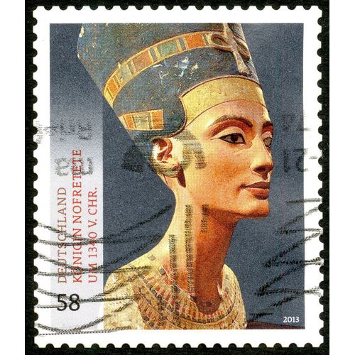 Timbre Oblitéré Deutschland, Königin Nofretete Um 1340 V. Chr., 2013, 58