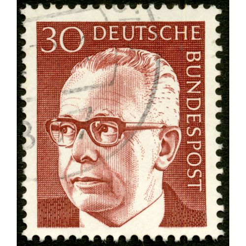 Timbre Oblitéré Deutsche Bundespost 30