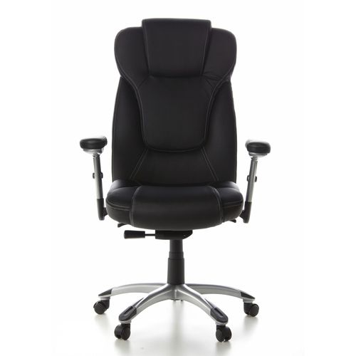 Siège De Bureau / Fauteuil De Direction Embassy 200, Simili Cuir Noir Hjh Office