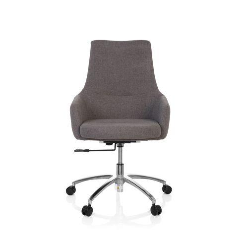 Chaise De Bureau / Siège Pivotant Shake 100 Tissu Gris Foncé Hjh Office