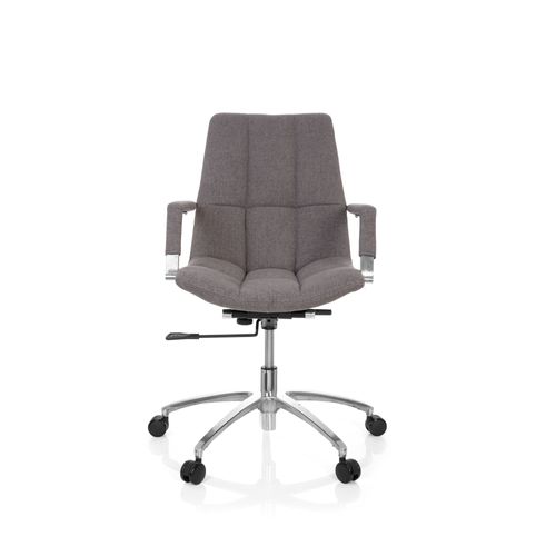 Chaise De Bureau / Siege Pivotant Saranto Tissu Gris Foncé Hjh Office