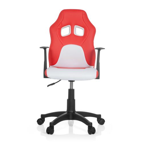 Chaise De Bureau / Siège Pivotant Enfant Teen Game Al Rouge/Blanc Hjh Office