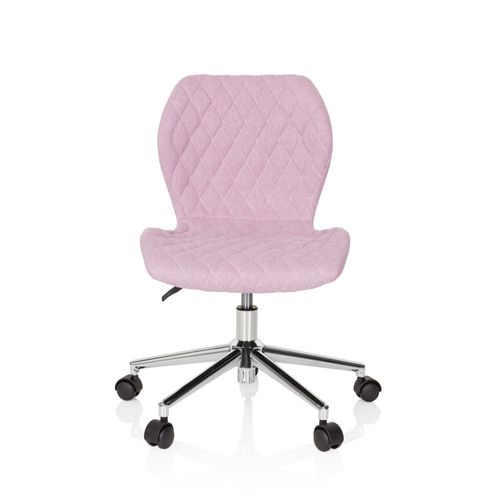 Chaise De Bureau / Chaise D'enfant Pour Enfant Joy Ii En Tissu Rose Hjh Office