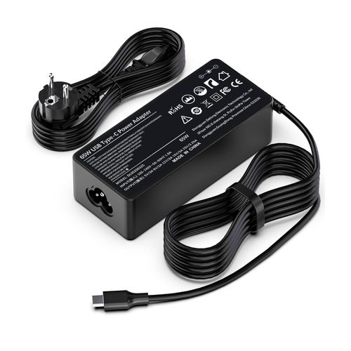 65W Chargeur Lenovo USB C Ordinateur Portable pour Lenovo ThinkPad T480 T480s T490 T490s T495 T495s T580 T580s T590 E480 E490 X280 X380 X390 X395 E580 E590 L380 L390 L480 L490 Type C Adaptateur